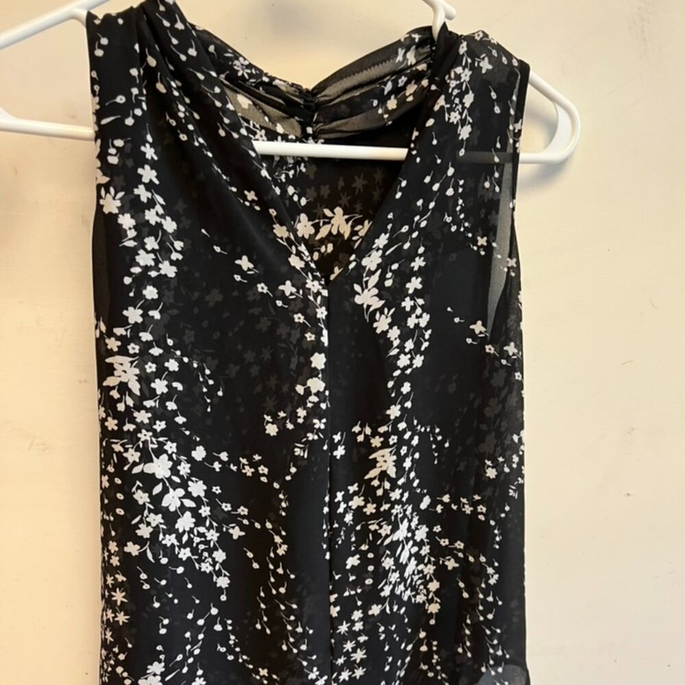 Ann Taylor Sheer Sleeveless Blouse